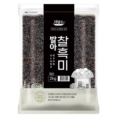 더담은 발아찰흑미, 2kg, 1개