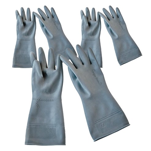 모던하우스 모던 와이드핏 고무장갑 양손 3세트, 진그레이, 중(M), 1세트