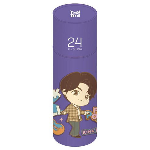 모나미 타이니탄 프러스펜 24색, JUNGKOOK, 1개