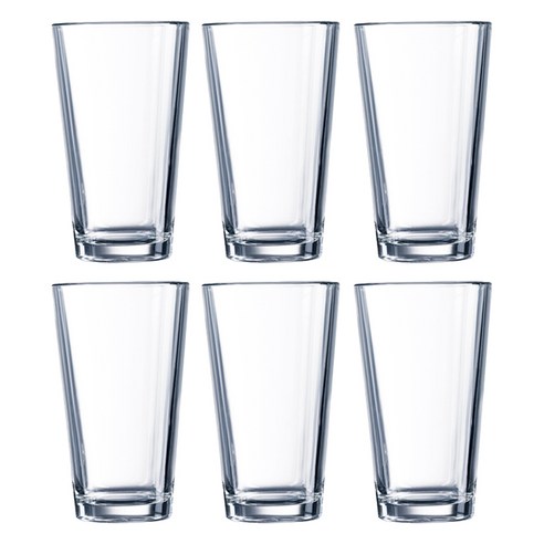 애스크제이 믹싱글라스 465ml, 투명, 6개