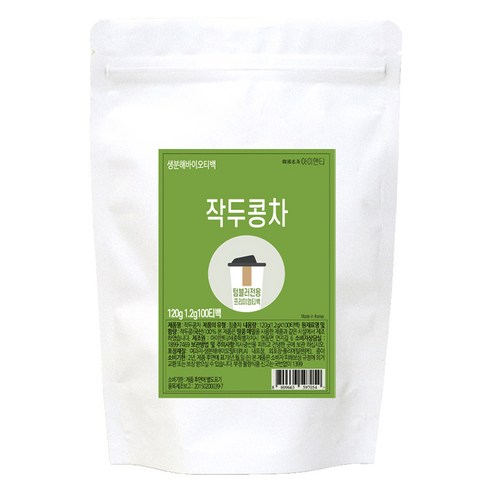 아이앤티 국내산 작두콩차 티백 텀블러용, 1.2g, 100개입, 1개