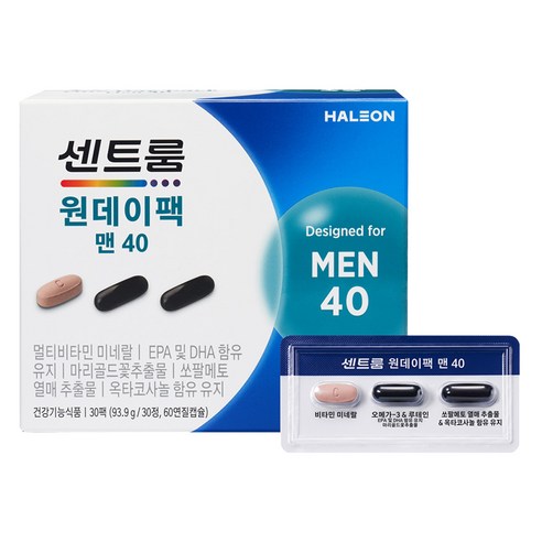 센트룸 원데이팩 맨40 93.9g, 30회분, 1개