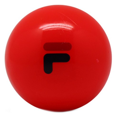 휠라골프 오리지널 파크 골프공 2피스 60 x 60 mm, 레드, 1개, 1개입