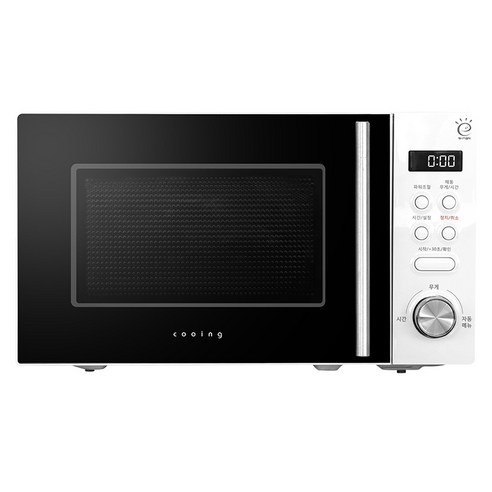 쿠잉전자 전자레인지 버튼 다이얼식 20L, MM-E20BW(블랙)