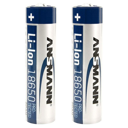안스만 18650 리튬이온 배터리 충전지 3500mAh, 2개
