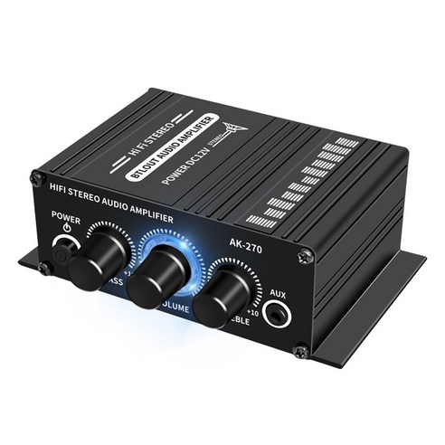 컴스 Hi Fi 20W x 2 사운드 오디오 앰프, JA142, 혼합색상