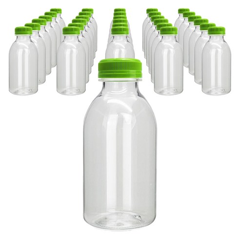 미르 우유 투명 페트병 그린, 500ml, 144개