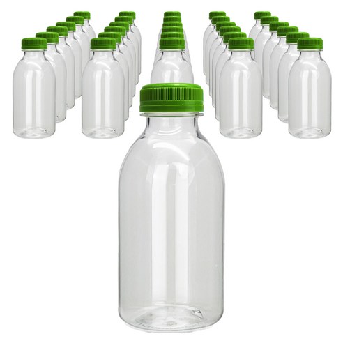 미르 우유 투명 페트병 딥그린, 500ml, 144개