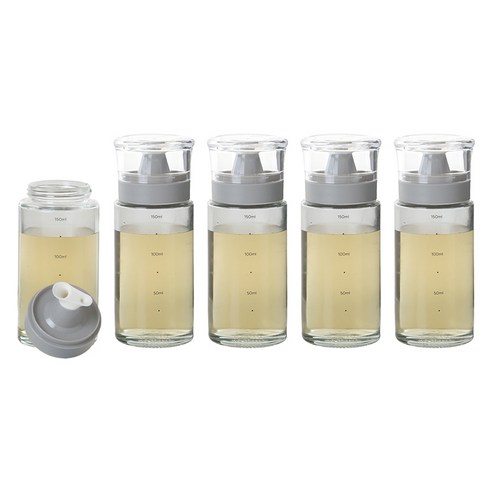 키텐실 비스포크 양방향 멀티 실리콘 오일병 M Cap 그레이, 5개, 170ml