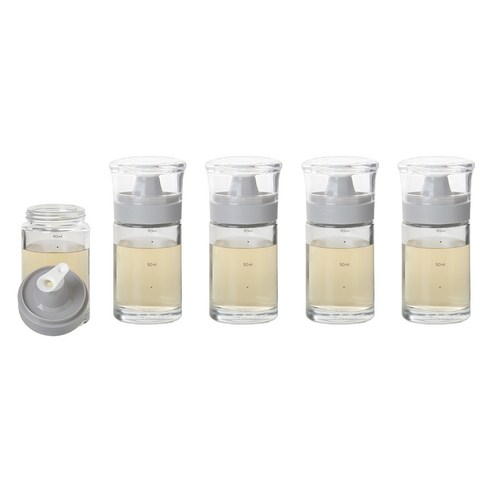 키텐실 비스포크 양방향 멀티 실리콘 오일병 M Cap 그레이, 5개, 100ml