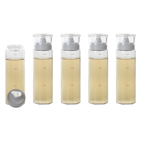 키텐실 비스포크 양방향 멀티 실리콘 오일병 M Cap 그레이, 5개, 300ml
