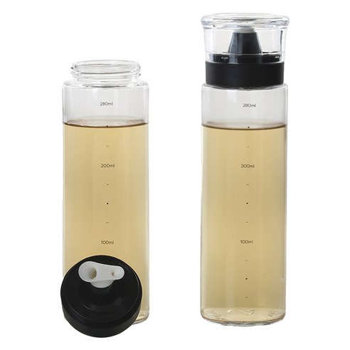 키텐실 비스포크 양방향 멀티 실리콘 오일병 M Cap 블랙, 2개, 300ml
