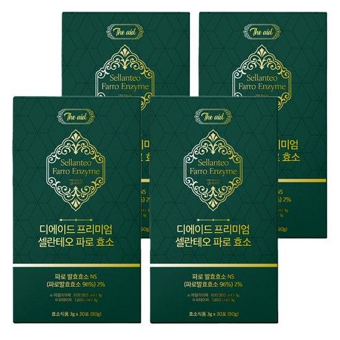 디에이드 프리미엄 셀란테오 파로효소 분말, 4개, 90g