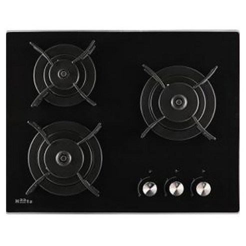 Haatz 가스레인지 3구 방문설치 빌트인, GC-3606EDBH, LPG