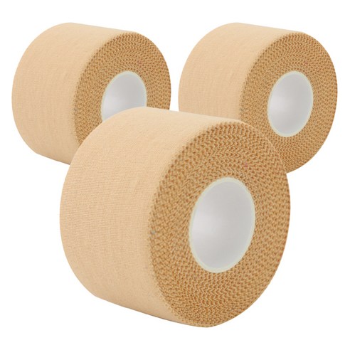 크리다 KRIDA C-tape 스포츠 테이프 살구 2.5cm x 9.1m, 3개, 1개입
