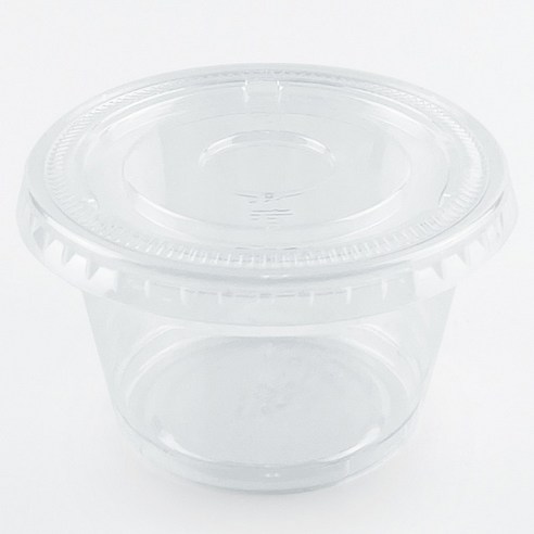 평뚜껑 무타공 소스용기 7.4 x 4.5 cm, 1개, 50개입