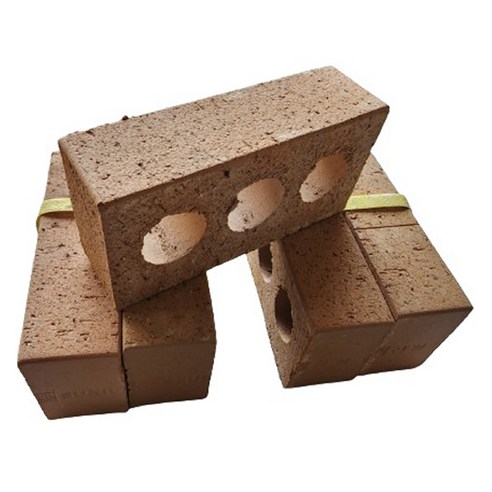 위드블럭 황토벽돌 190 x 90 x 57 mm, 토석 아이보리, 5개