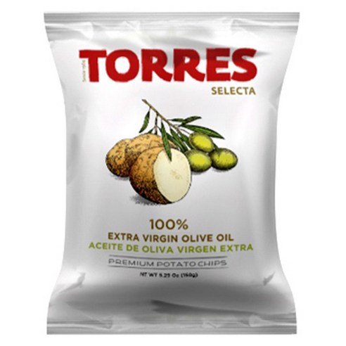 토레스 셀렉타 엑스트라버진 올리브오일 감자칩, 125g, 1개