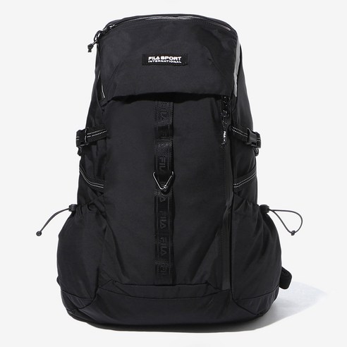 휠라 남녀공용 웨빙 패션 백팩 FS3BPF6304XBLK