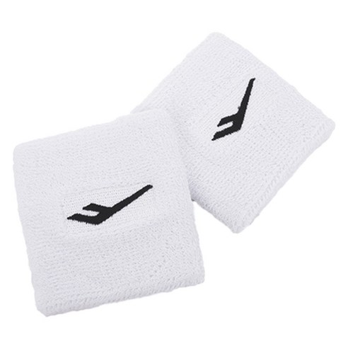 프로스펙스 테리 손목 밴드, 화이트, 2개