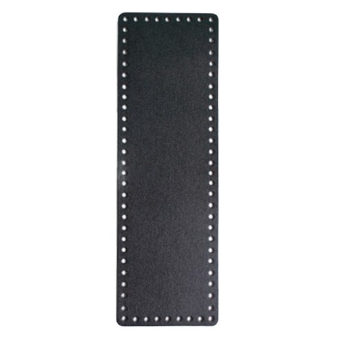 직사각형 가죽 바닥 28 x 9 cm, 블랙, 1개, 블랙