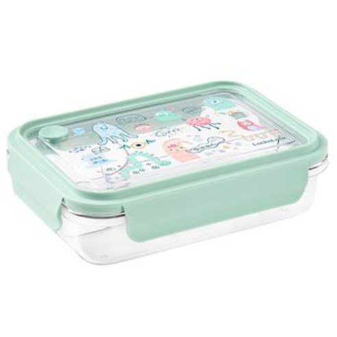 락앤락 세칸 나눔 트라이탄 도시락 1L, 민트, 1개