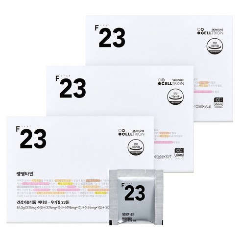 이너랩 23종 멀티 비타민 미네랄 멀티팩 30p, 3개, 30정