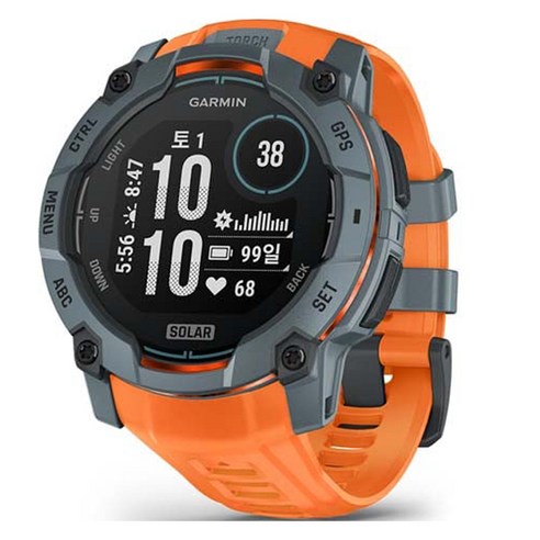 가민 인스팅트 3 솔라 아웃도어 GPS 스마트워치, GPS + 블루투스, 50mm, 트와일라잇