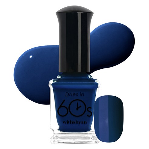 위드샨 60초 매니큐어, M158 더스키네이비, 9ml, 1개