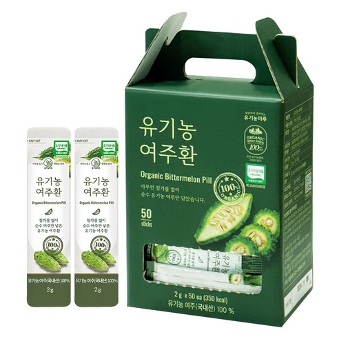 "쓴맛은 No! 건강은 Yes!" 유기농 여주환 스틱으로 챙기는 활력 넘치는 하루 여주환