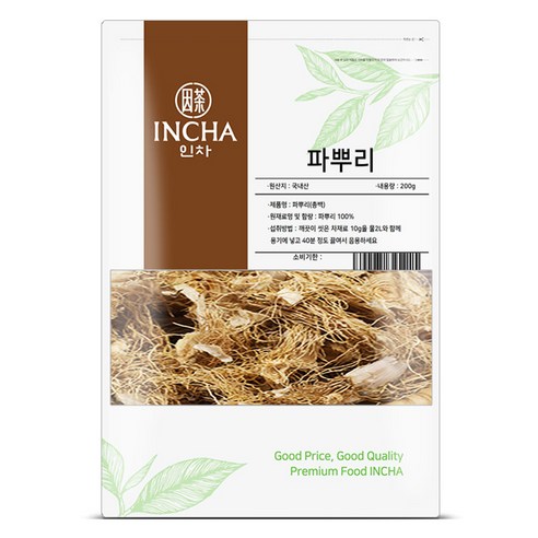인차 파뿌리 차, 200g, 1개