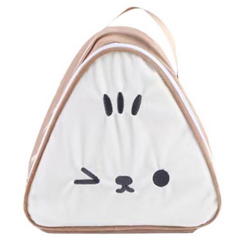 타미나요 다양한 삼각 보냉가방, 베이지, 1개