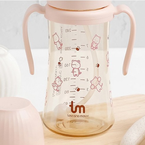 밤중 수유, 이제 토비앤몰리 빨대젖병으로 편안하게!