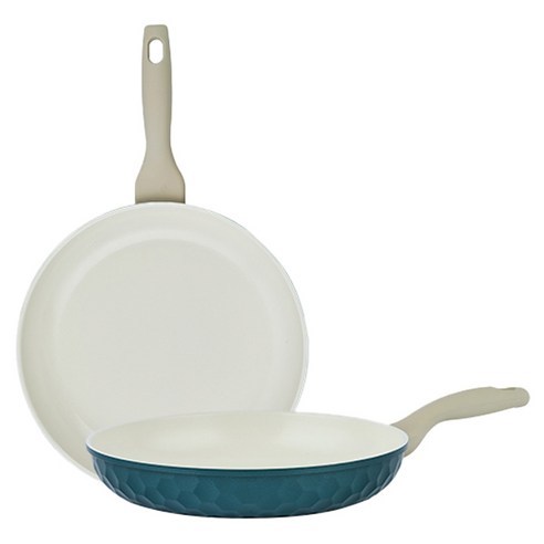 쉐프웨이 인덕션 IH 하이브 프라이팬 블루그린, 1개, 30cm