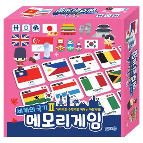 메모리게임 세계의 국기, 지원출판, 2권