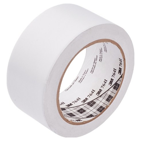3M 바닥 라인 764 테이프 백색 50.8mm x 32.9m, 1개