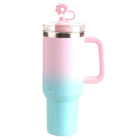 보니타하우스 코튼캔디 텀블러, 핑크아쿠아, 1개, 1200ml