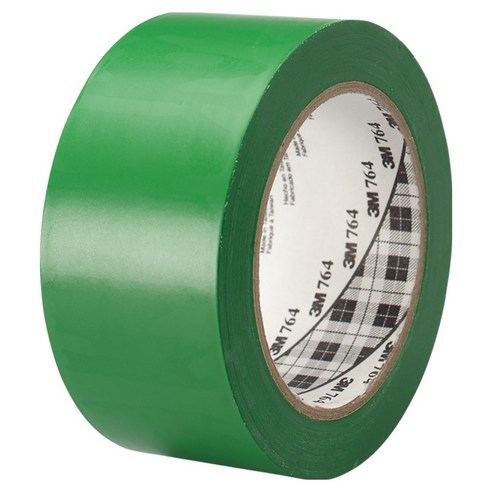 3M 바닥 라인 764 테이프 초록 50.8mm x 32.9m, 1개