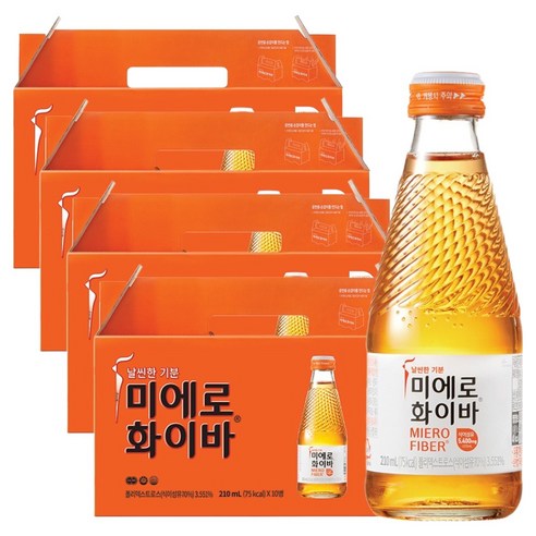 미에로화이바 음료, 210ml, 40개