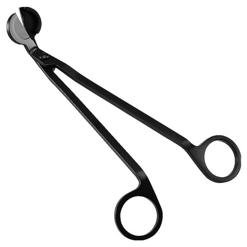 라벤티아 캔들 커팅 심지 가위, 블랙, 1개
