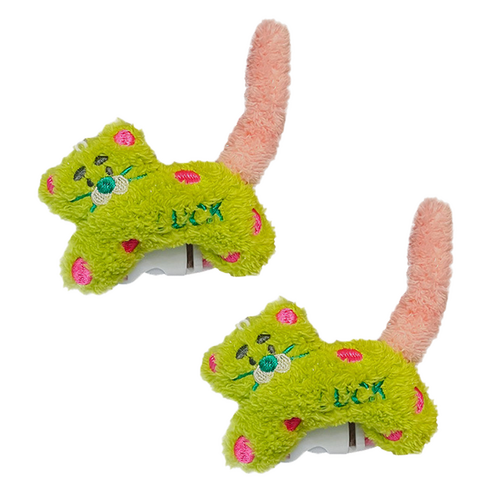 더자카 패브릭 네코 커튼 고정 벨트 홀더 6.5 x 10 x 10 cm, 그린, 2개