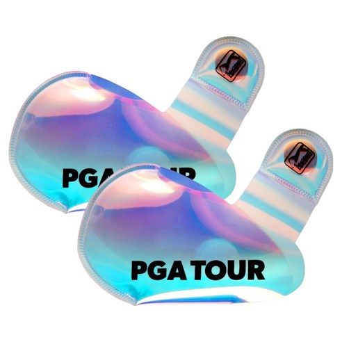 PGA투어 이지 오픈 마그네틱 아이언커버, 홀로그램, 2개