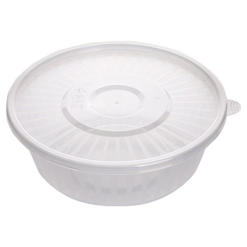 생활미소 다회용 원형 냉면용기 중 1300ml, 10개