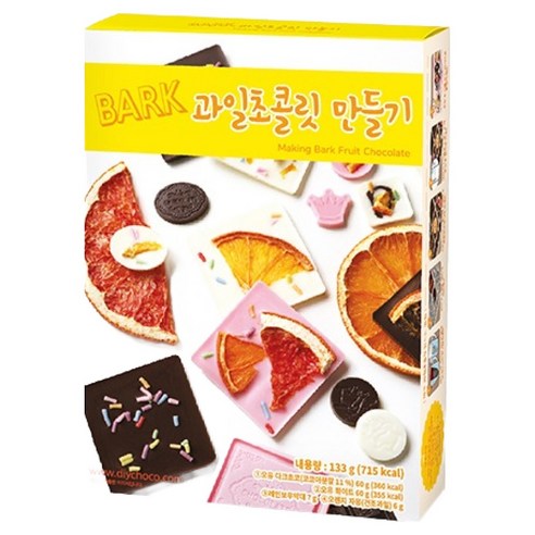 바크 과일초콜릿 만들기 세트, 1세트, 6종