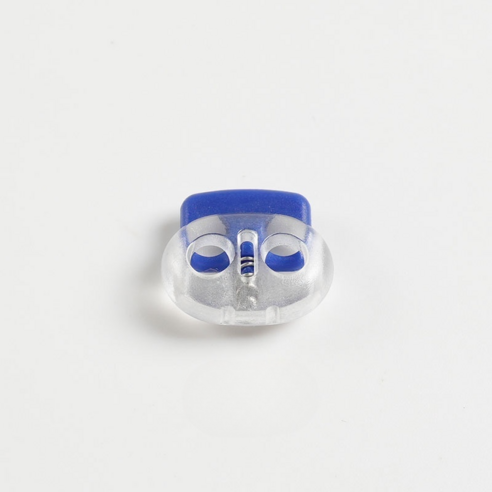 미소로운 다용도 끈길이 조절 버클 18 x 16 x 5 mm, 투명블루, 10개