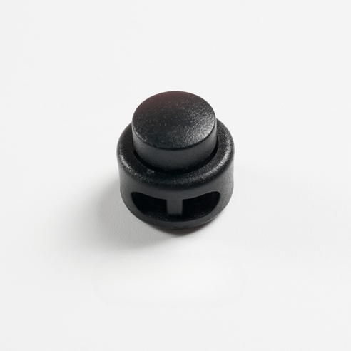 미소로운 기본원형 끈길이조절 버클 19 x 17 x 5 mm, 블랙, 10개