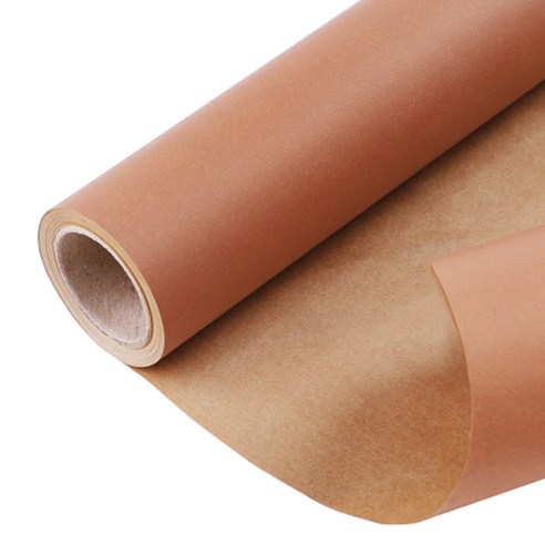 칼라 크라프트 종이롤 포장지 53cm x 15yd, 인디핑크, 1개