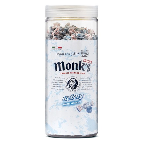 Monks 아이스버그 캔디, 450g, 1개