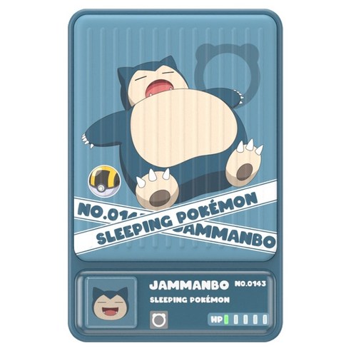 포켓몬 맥세이프 무선충전 마그네틱 보조배터리 10000mAh, PK100M, JAMMANBO