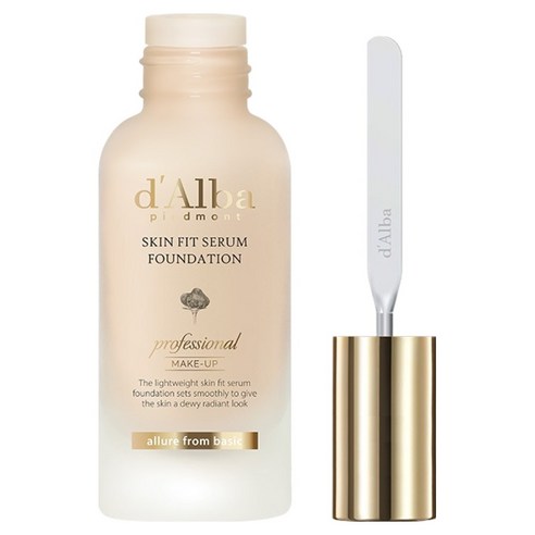 달바 스킨 핏 세럼 파운데이션 스파츌라 40ml, 21호, 1개